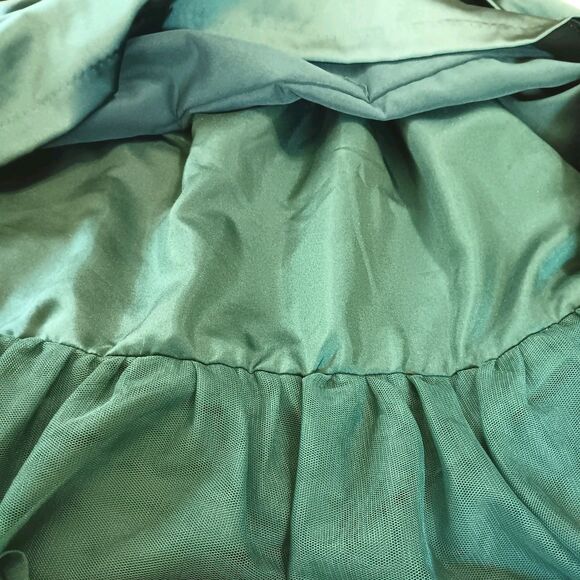 Gymboree Girls Tiered Emerald Green Sz 8 Sleeveless A-line Party Dress - Picture 12 of 12